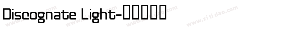 Discognate Light字体转换